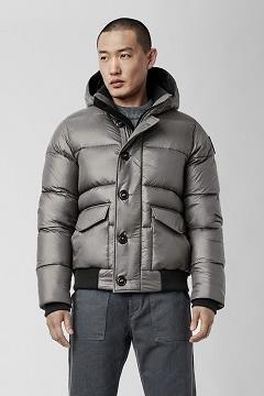 Chamarras Canada Goose Hombre Mexico - Ventoux Abrigos Black Label Grises WV9178056